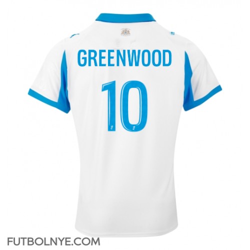 Camiseta Olympique de Marseille Mason Greenwood #10 Primera Equipación 2025-26 manga corta Camiseta Olympique de Marseille Mason Greenwood #10 Primera Equipación 2025-26 manga corta